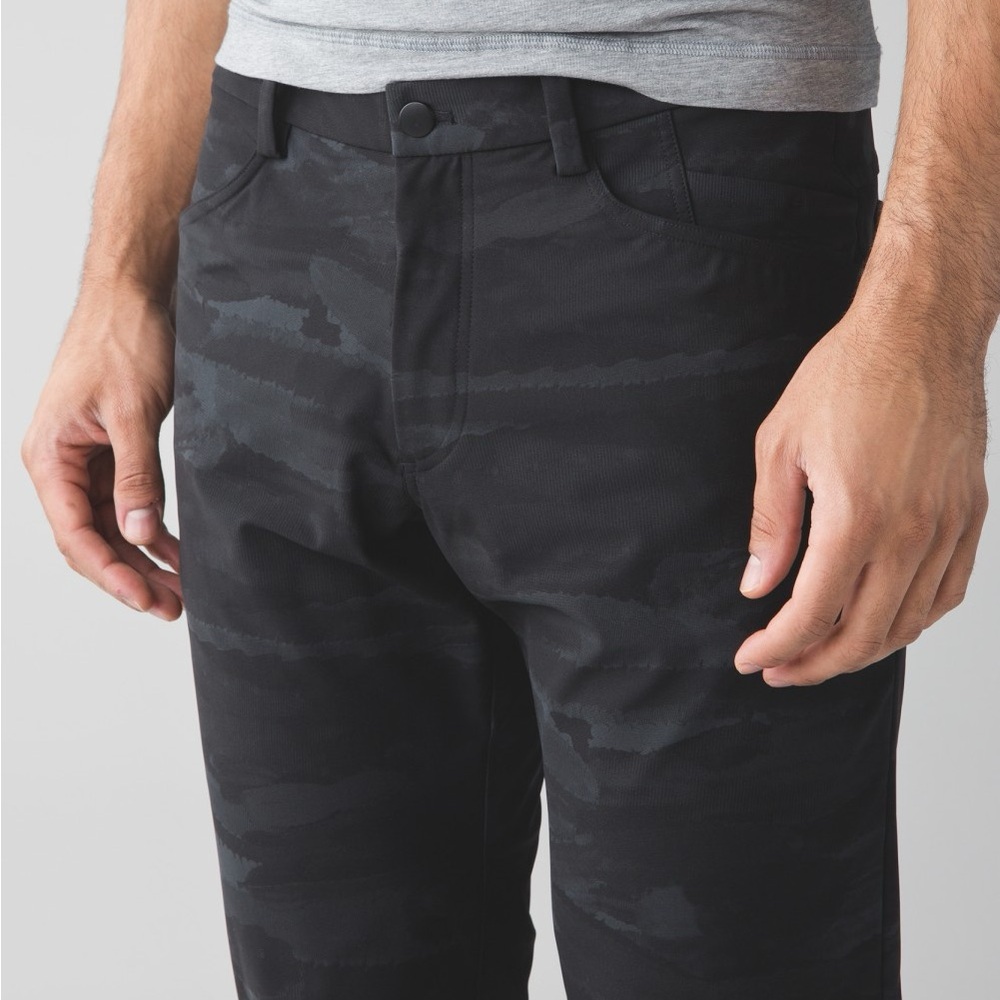 Lululemon Men’s ABC Pants - Cactus Camouflage - Dark Gray - Camo - 36